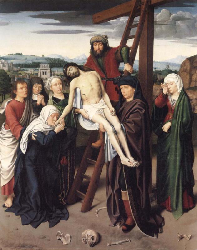 Gerard David The Deposition Norge oil painting art